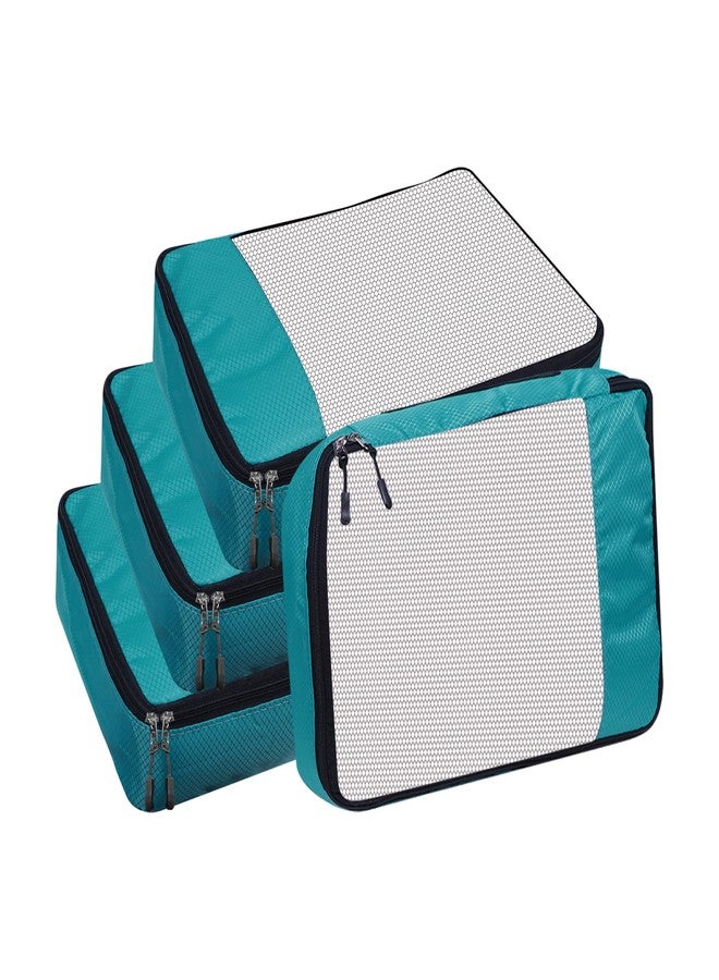 GOMAJO Packing Cube Travel Organizer for Men and Women Luggage Laundry Clothes Storage Pouch (Sky Blue, Medium) - Image 1